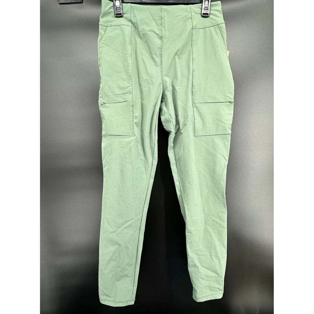 Fabletics Sage Green Cargo‎ Leggings Utility Pockets High Waist